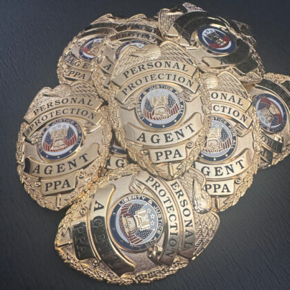 12 Badges - Personal Protection Agent Badges Liquidation