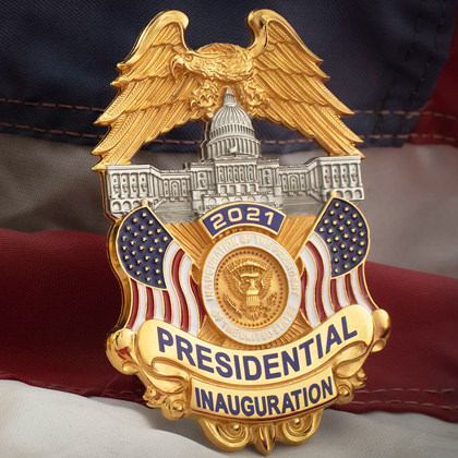 2021 Presidential Inauguration Collectible Badge