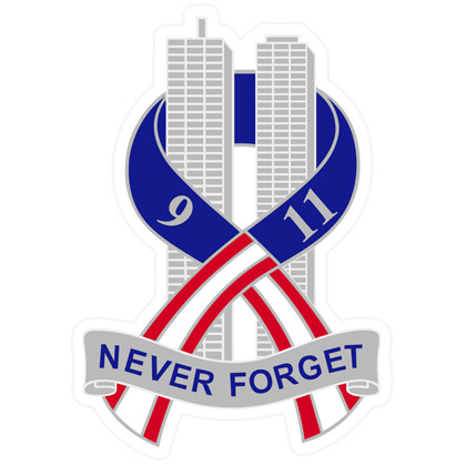 9-11 Never Forget Sticker 2 Pack