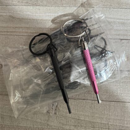 9 Black Handcuff Keys - 1 Pink Key - Bulk Pack