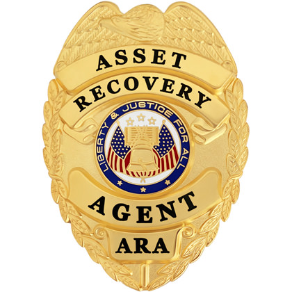 Asset Recovery Agent Badge