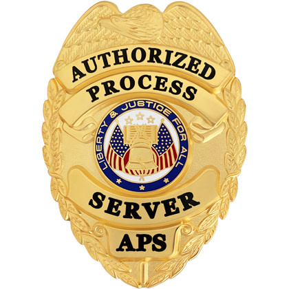 Authorized Process Server Badge