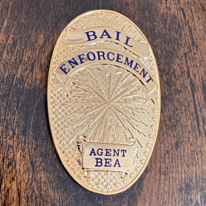 Bail Enforcement Oval Badge