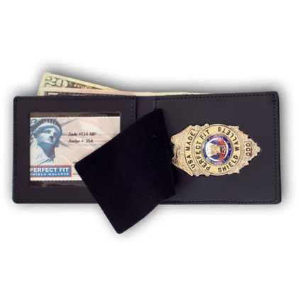 Bi-Fold Top Open Badge And ID Wallet