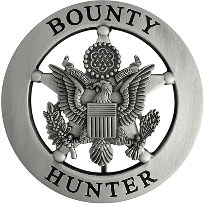 Bounty Hunter Round Badge