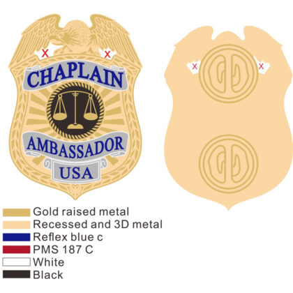 Chaplain Ambassador USA Mini Pin Badge