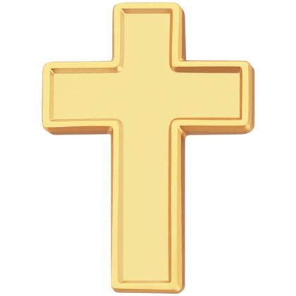 Chaplain Cross Label Pin