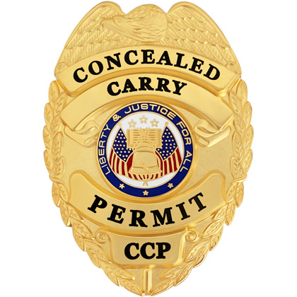 Concealed Carry Permit Badge