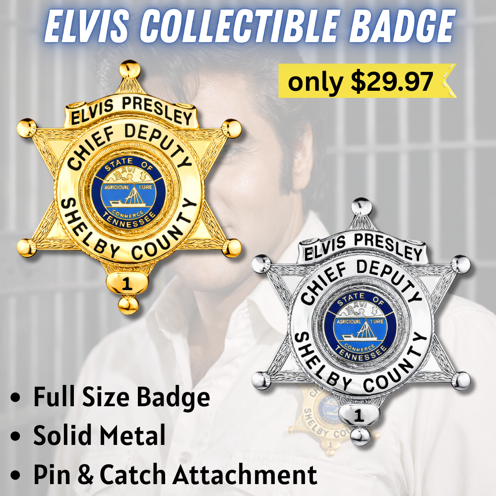 Elvis Collectible Badge - Agent Gear USA Elvis Collectible Badge