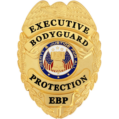 Executive Bodyguard Protection Badge