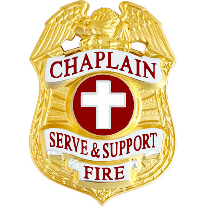 Fire Chaplain Mini Badge