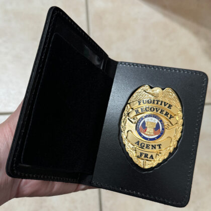 Fugitive Recovery Agent Badge In Case