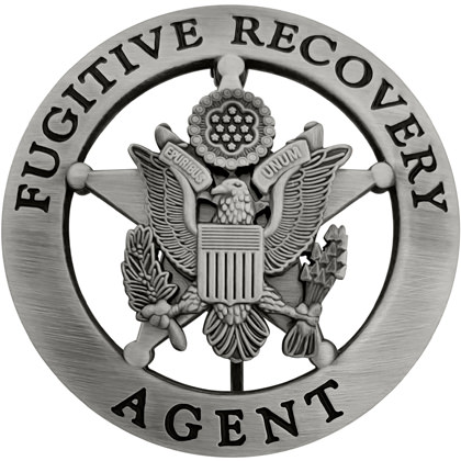 Fugitive Recovery Agent Round Badge