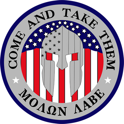 Molon Labe Come And Take Them Sticker