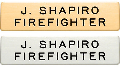 NP104 - Uniform Nameplate