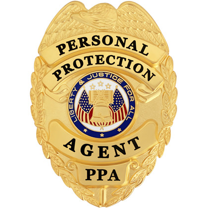 Personal Protection Agent Badge