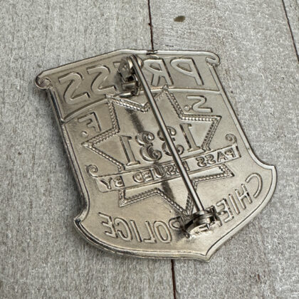 Press S.F. Chief Of Police Collectible Badge - Image 2