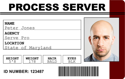 Process Server Photo ID Card