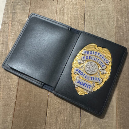 Registered Executive Protection Agent Badge With Case