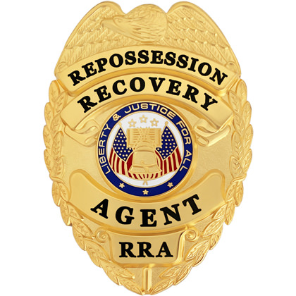 Repossession Recovery Agent Badge