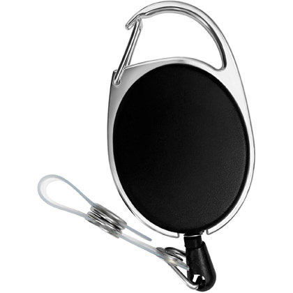 Retractable ID Badge Carabiner Reel Clip