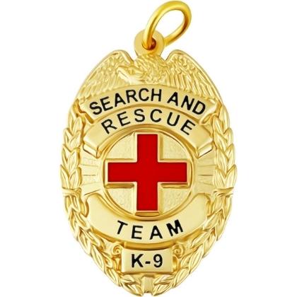 Search And Rescue Team K-9 Badge