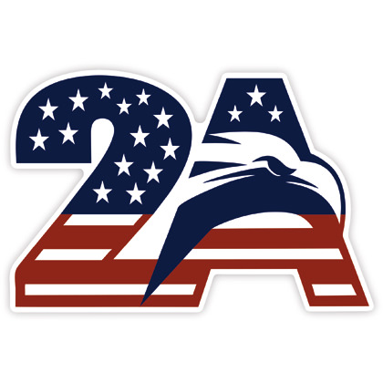 Second Amendment 2A Eagle Sticker