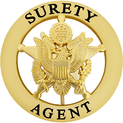 Surety Agent Round Badge