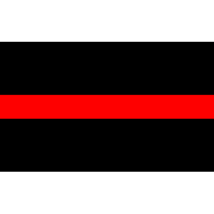 Thin Red Line Sticker