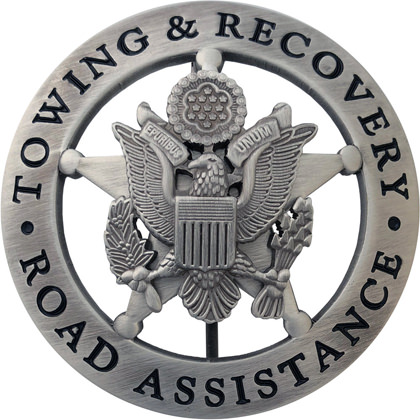 Towing Recovery Road Assistance Badge